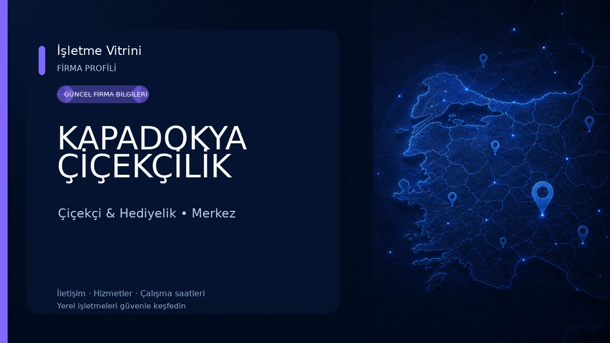 KAPADOKYA ÇİÇEKÇİLİK Çiçekçi & Hediyelik