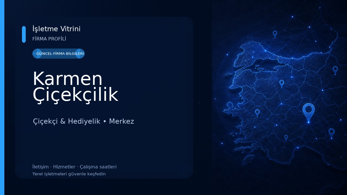Karmen Çiçekçilik Çiçekçi & Hediyelik