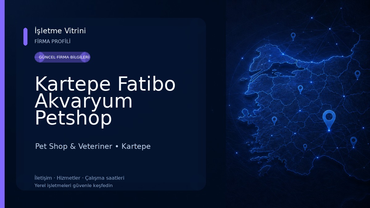 Kartepe Fatibo Akvaryum Petshop Pet Shop & Veteriner