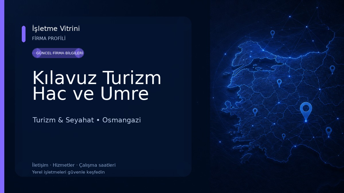 Kılavuz Turizm Hac ve Umre Turizm & Seyahat