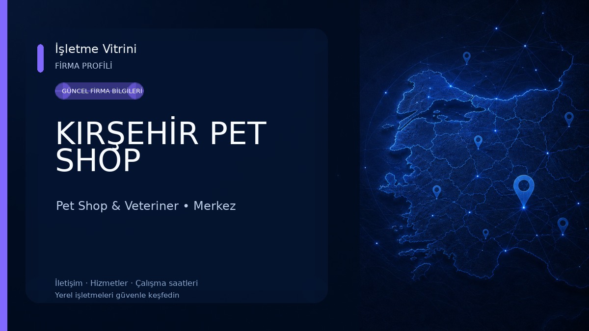 KIRŞEHİR PET SHOP Pet Shop & Veteriner