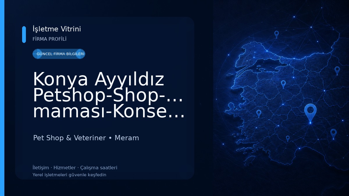 Konya Ayyıldız Petshop-Shop-Kedi maması-Konserve- Kedi kumu - Tuvaleti -yaş mama- Kedi-Köpek-Maması-pet shop-Pet dükkan Pet Shop & Veteriner