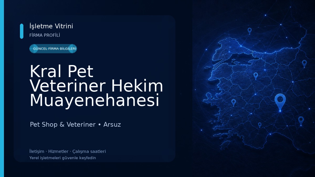 Kral Pet Veteriner Hekim Muayenehanesi Pet Shop & Veteriner