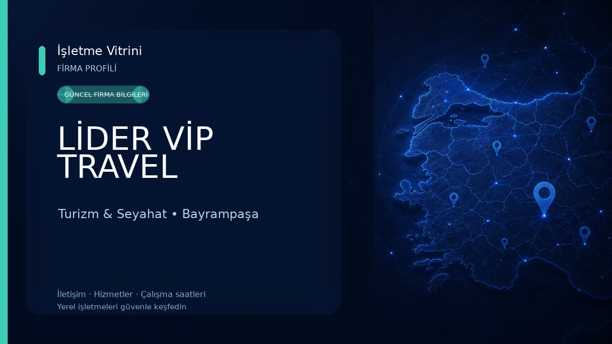LİDER VİP TRAVEL Turizm & Seyahat