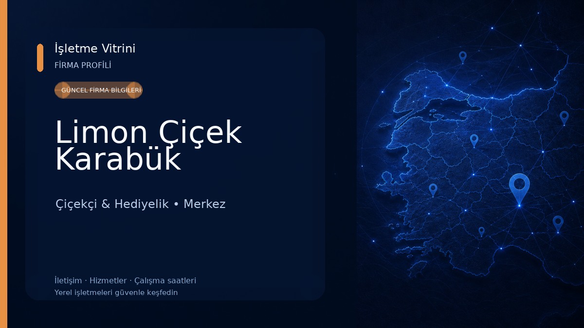 Limon Çiçek Karabük Çiçekçi & Hediyelik