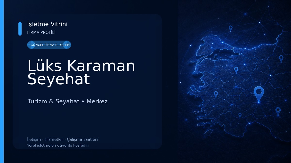 Lüks Karaman Seyehat Turizm & Seyahat