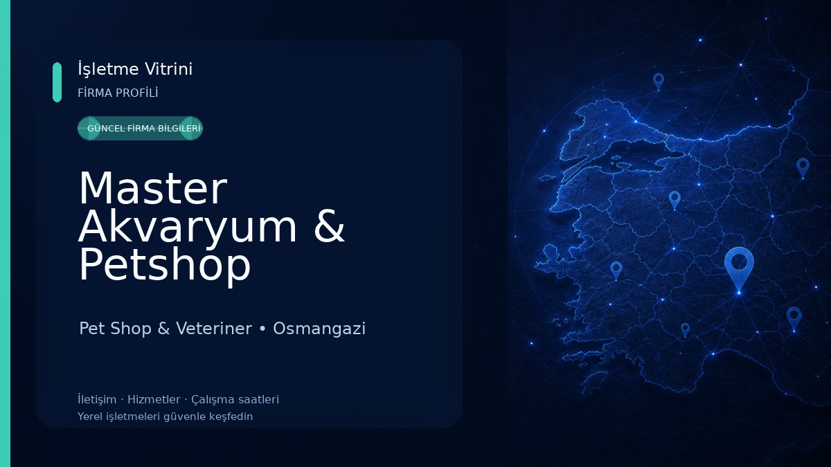 Master Akvaryum & Petshop Pet Shop & Veteriner
