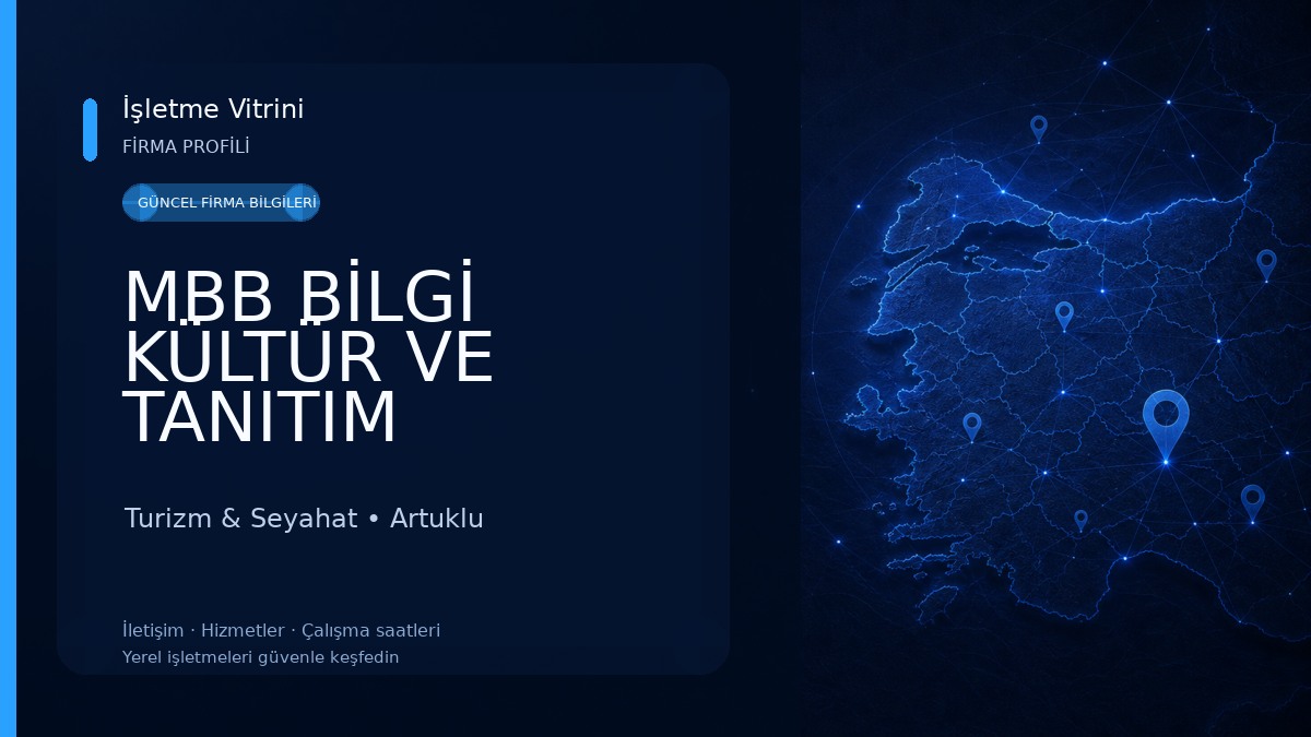 MBB BİLGİ KÜLTÜR VE TANITIM MERKEZİ Turizm & Seyahat