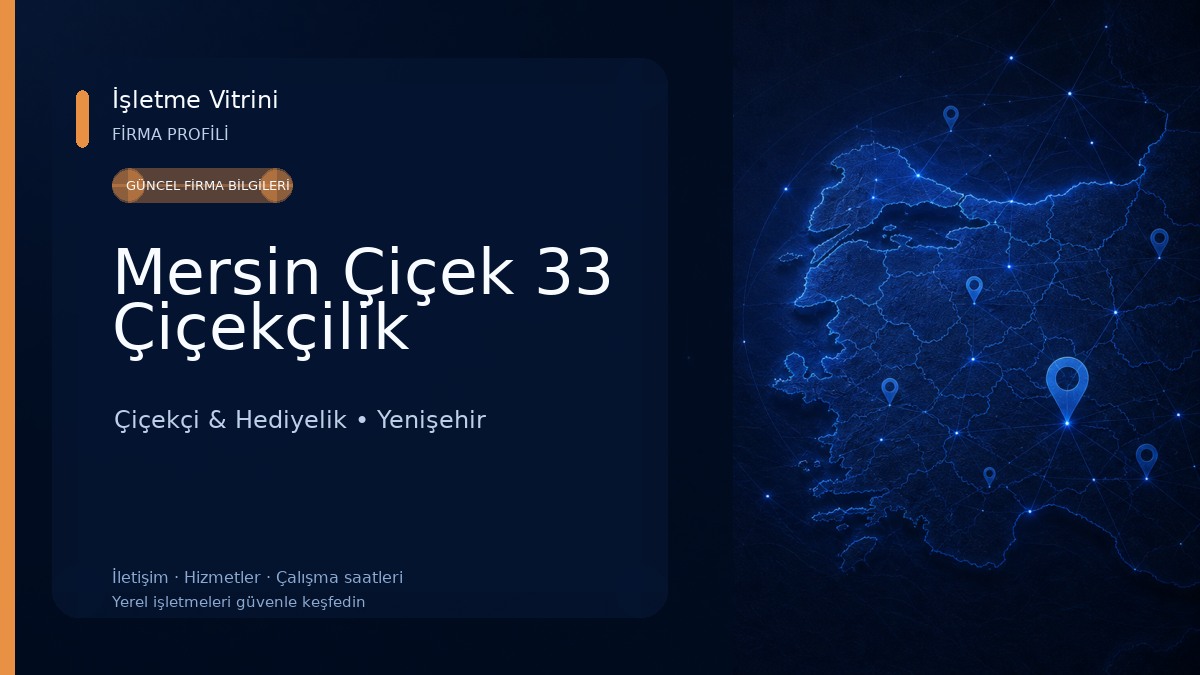 Mersin Çiçek 33 Çiçekçilik