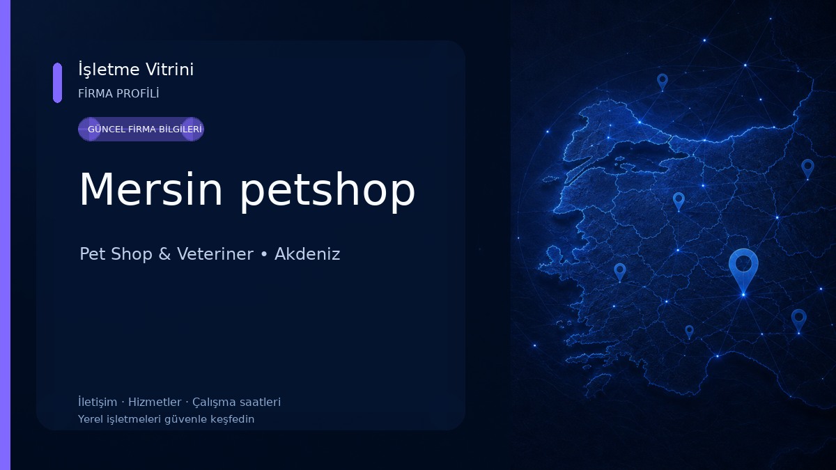 Mersin petshop