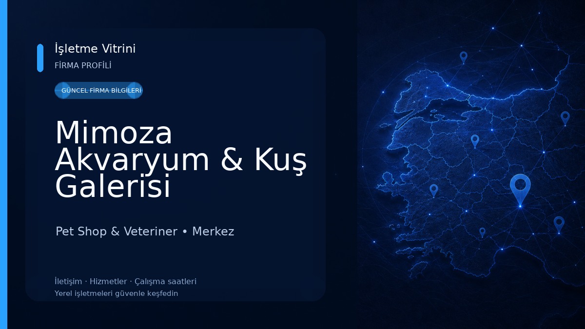 Mimoza Akvaryum & Kuş Galerisi