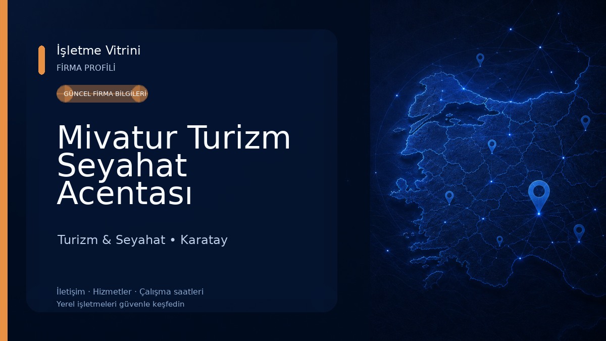 Mivatur Turizm Seyahat Acentası Turizm & Seyahat