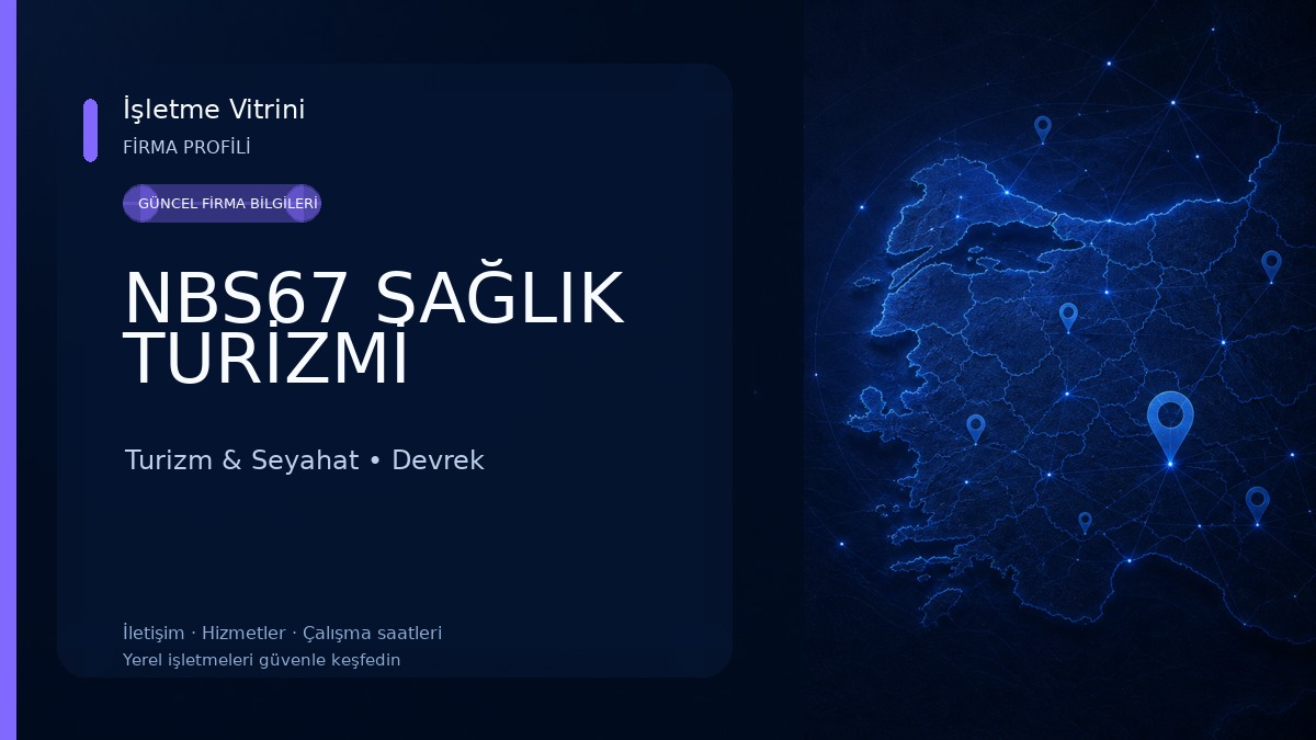 NBS67 SAĞLIK TURİZMİ Turizm & Seyahat