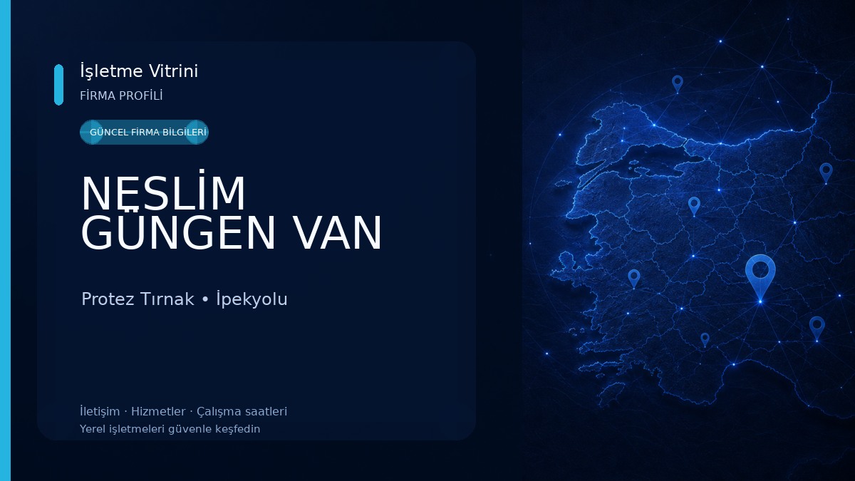 NESLİM GÜNGEN VAN Protez Tırnak