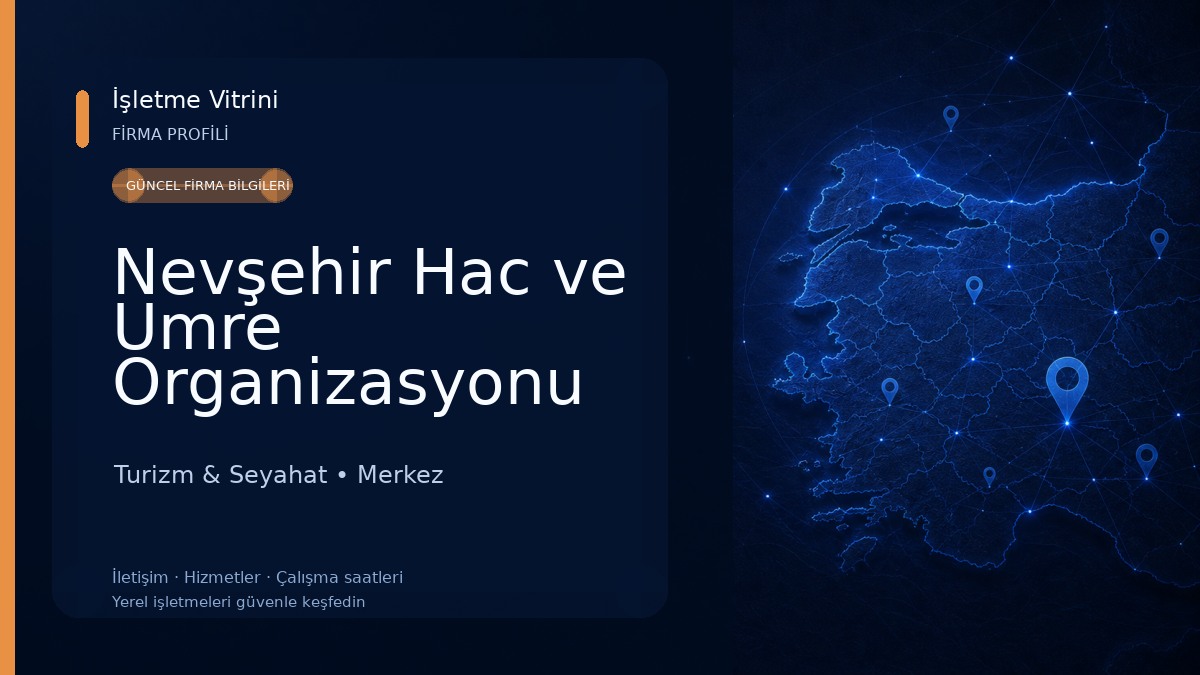 Nevşehir Hac ve Umre Organizasyonu Seyit Turizm Turizm & Seyahat