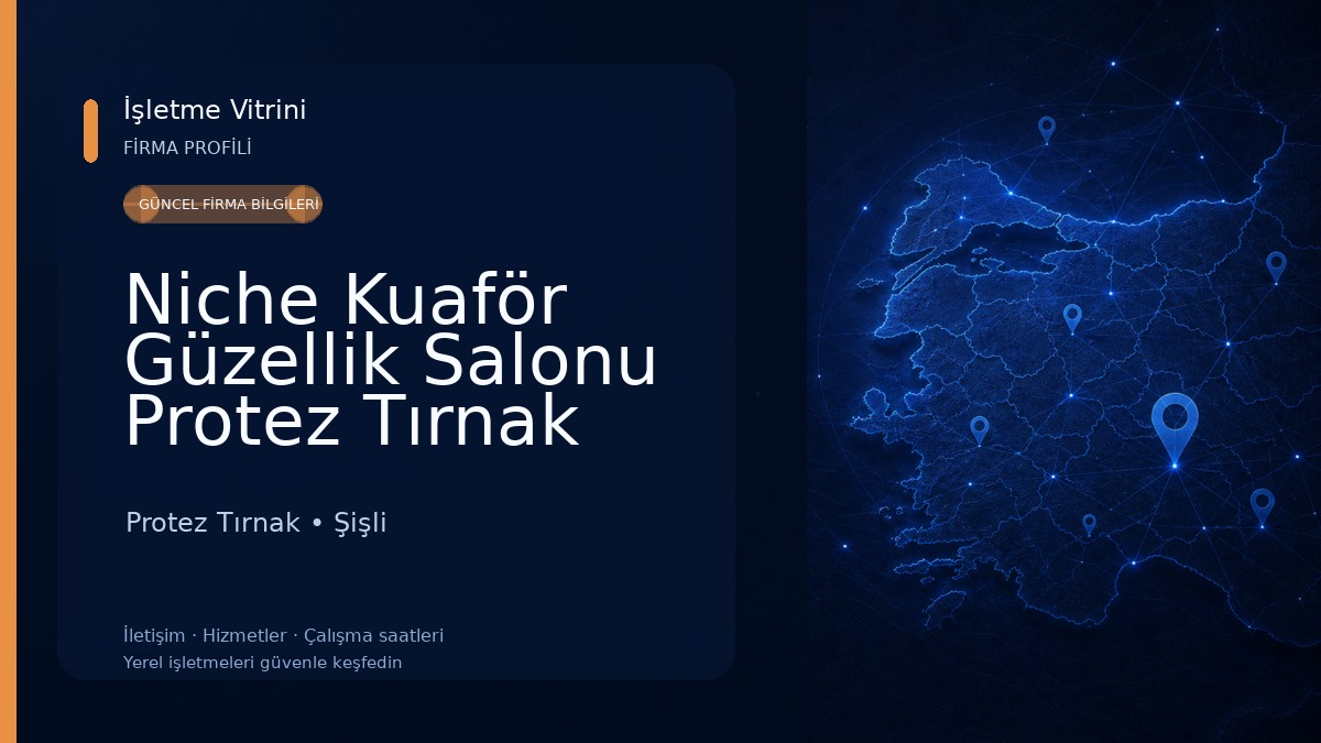 Niche Kuaför Güzellik Salonu Protez Tırnak Cilt Bakımı Saç Tasarım