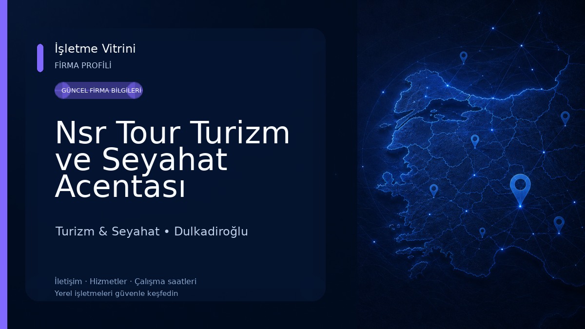 Nsr Tour Turizm ve Seyahat Acentası Turizm & Seyahat