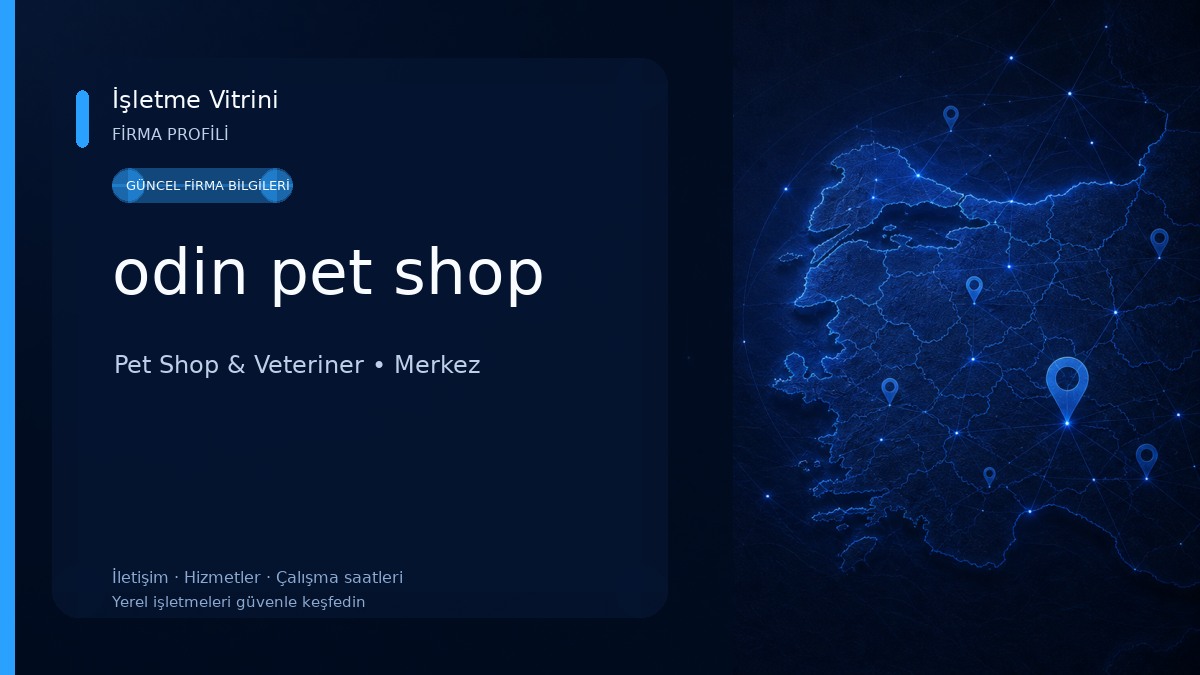 odin pet shop Pet Shop & Veteriner