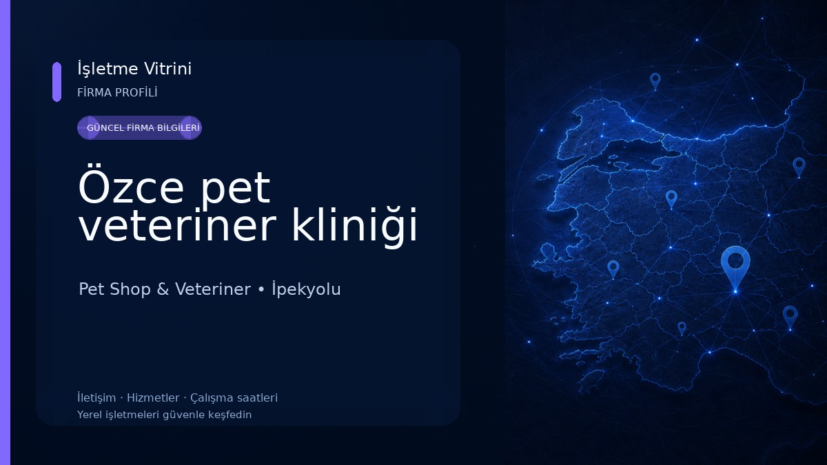 Özce pet veteriner kliniği Pet Shop & Veteriner