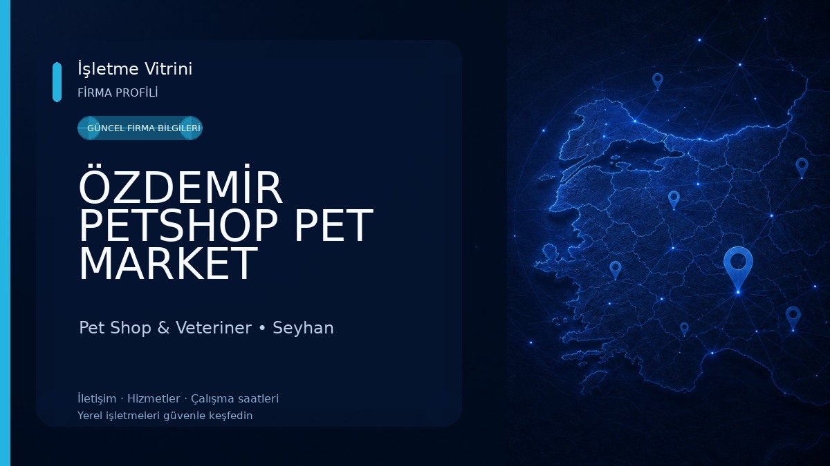 ÖZDEMİR PETSHOP PET MARKET Pet Shop & Veteriner