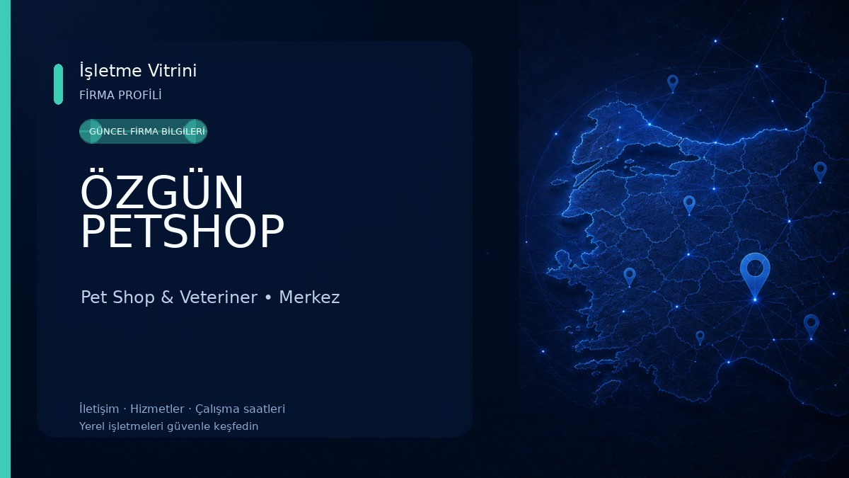 ÖZGÜN PETSHOP Pet Shop & Veteriner