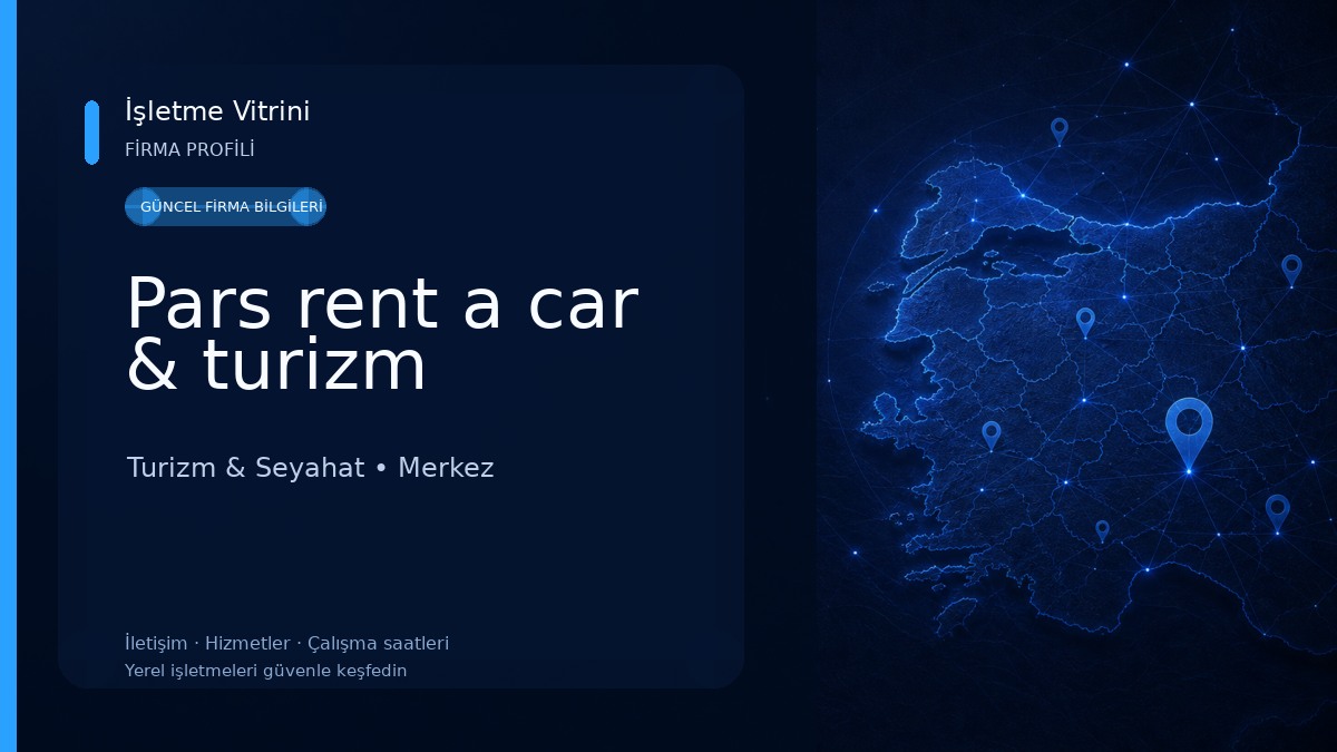 Pars rent a car & turizm