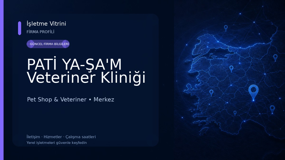 PATİ YA-ŞA'M Veteriner Kliniği