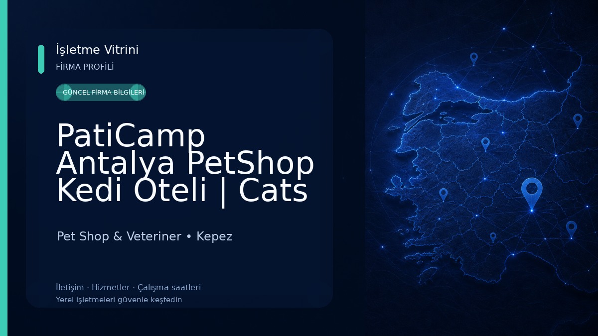 PatiCamp Antalya PetShop Kedi Oteli | Cats Hotel