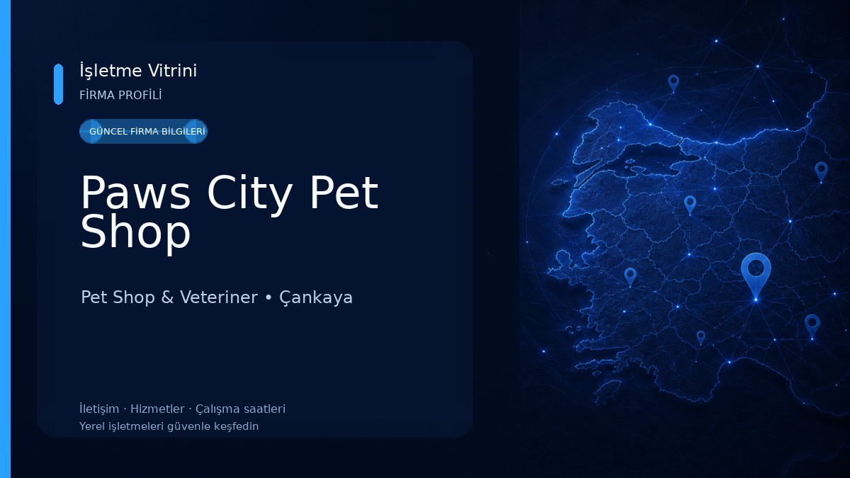 Paws City Pet Shop Pet Shop & Veteriner