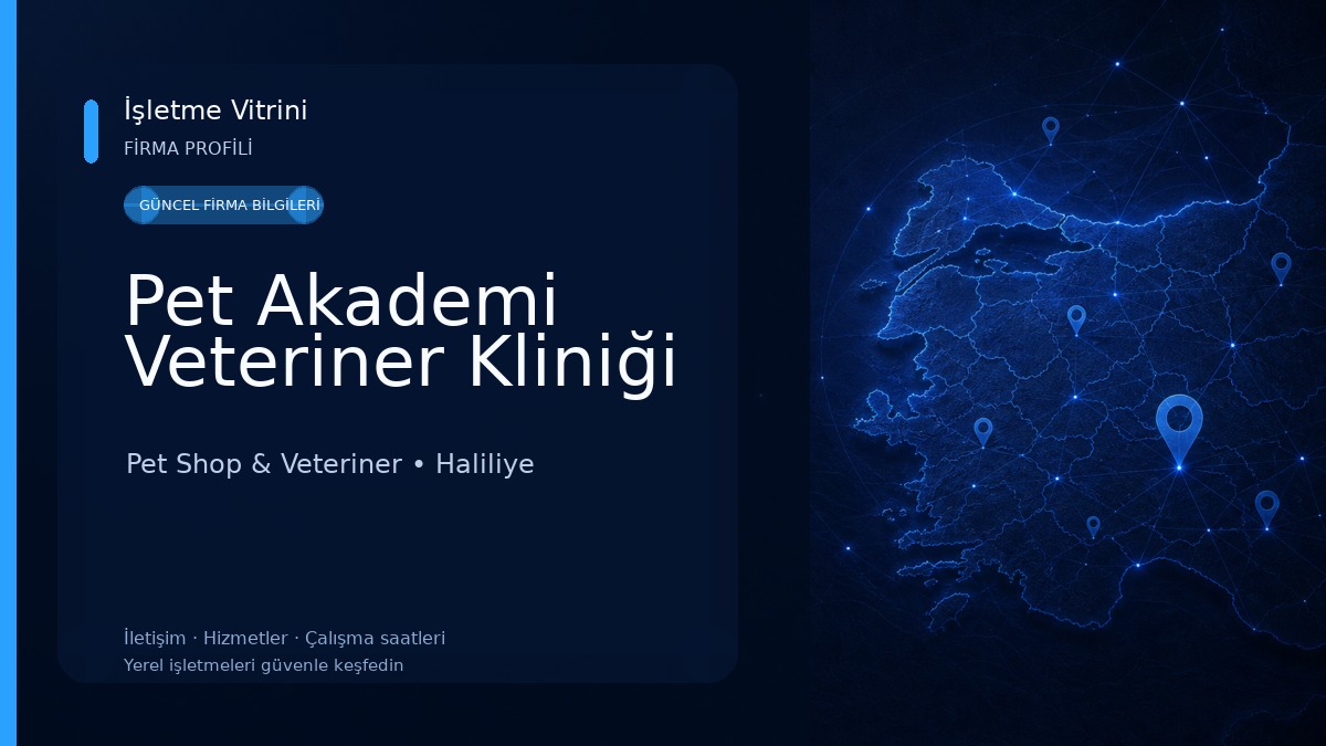 Pet Akademi Veteriner Kliniği Pet Shop & Veteriner