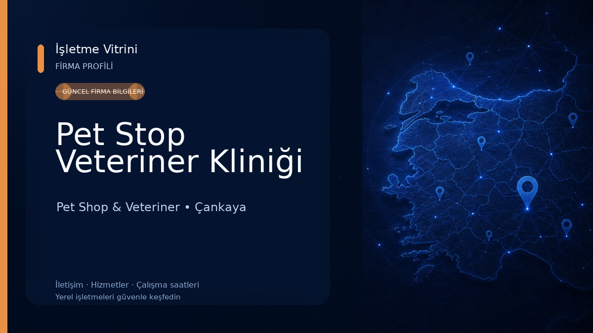 Pet Stop Veteriner Kliniği Pet Shop & Veteriner
