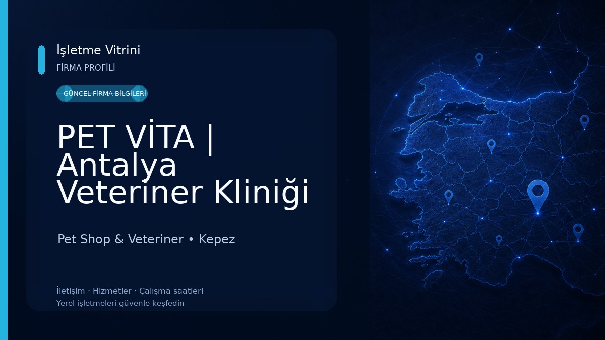 PET VİTA | Antalya Veteriner Kliniği Pet Shop & Veteriner