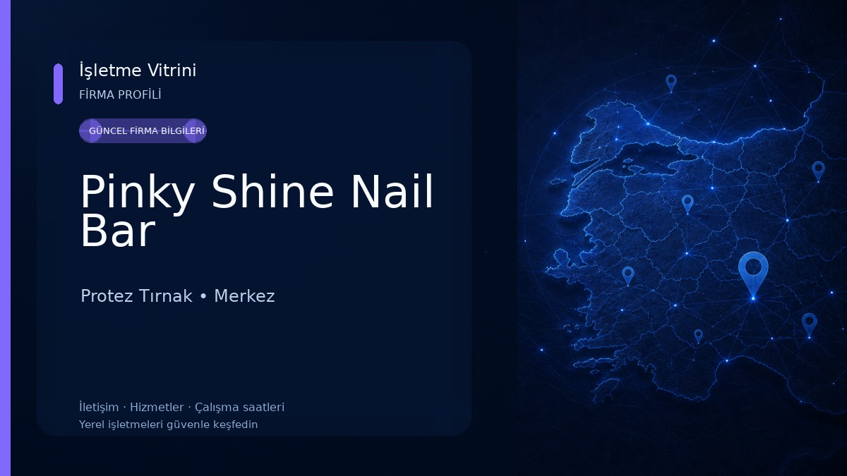 Pinky Shine Nail Bar Protez Tırnak