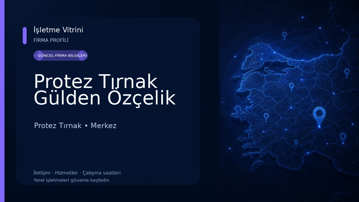 Protez Tırnak Gülden Özçelik