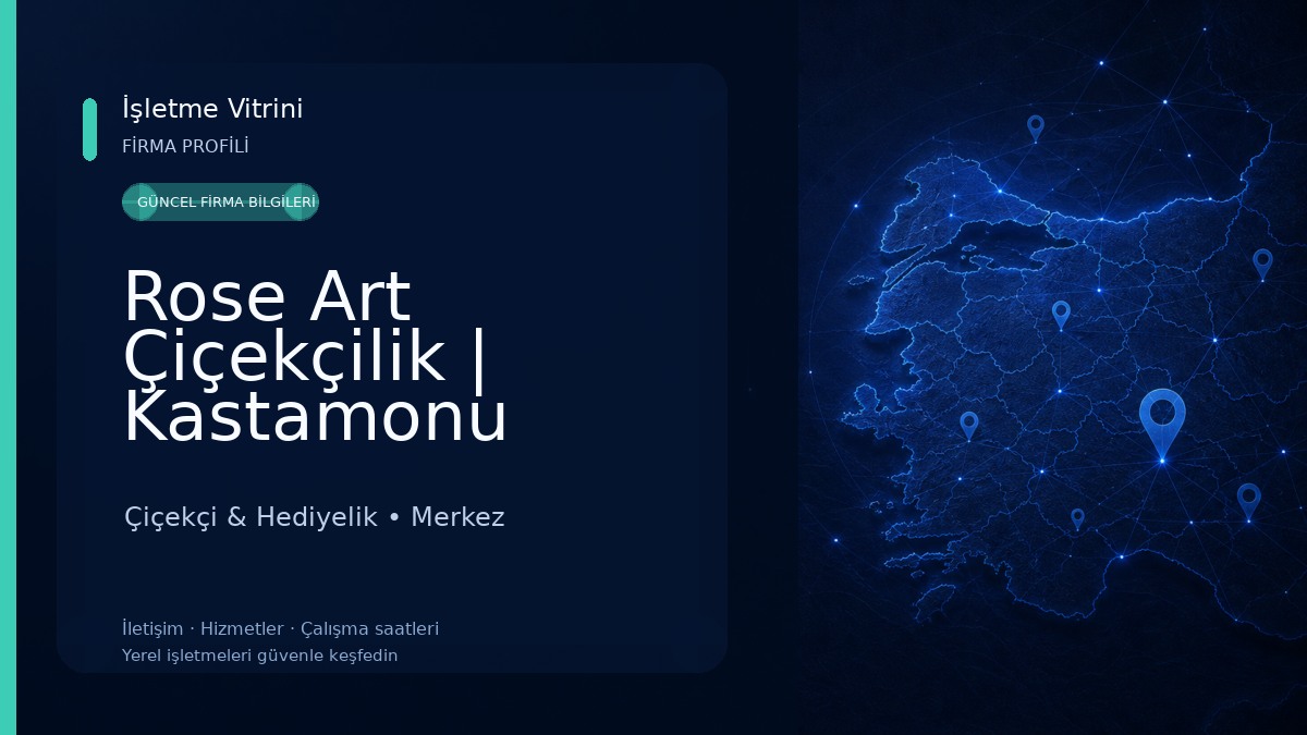 Rose Art Çiçekçilik | Kastamonu Çiçekçi