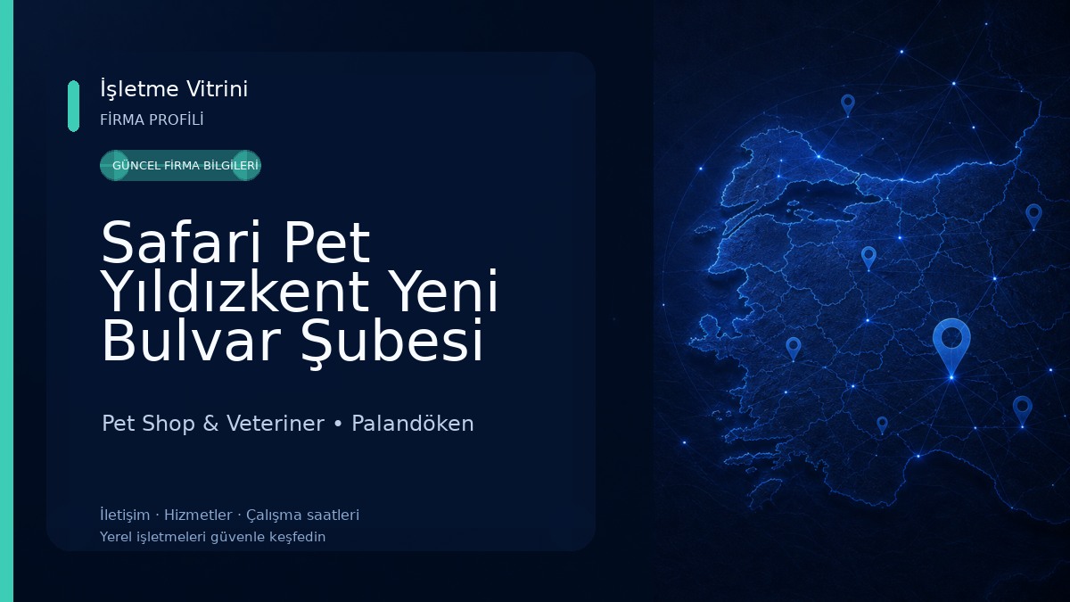 Safari Pet Yıldızkent Yeni Bulvar Şubesi