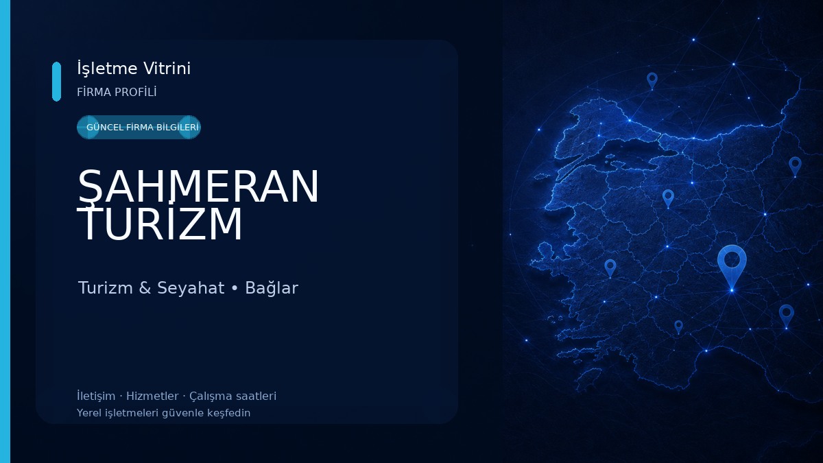 ŞAHMERAN TURİZM Turizm & Seyahat