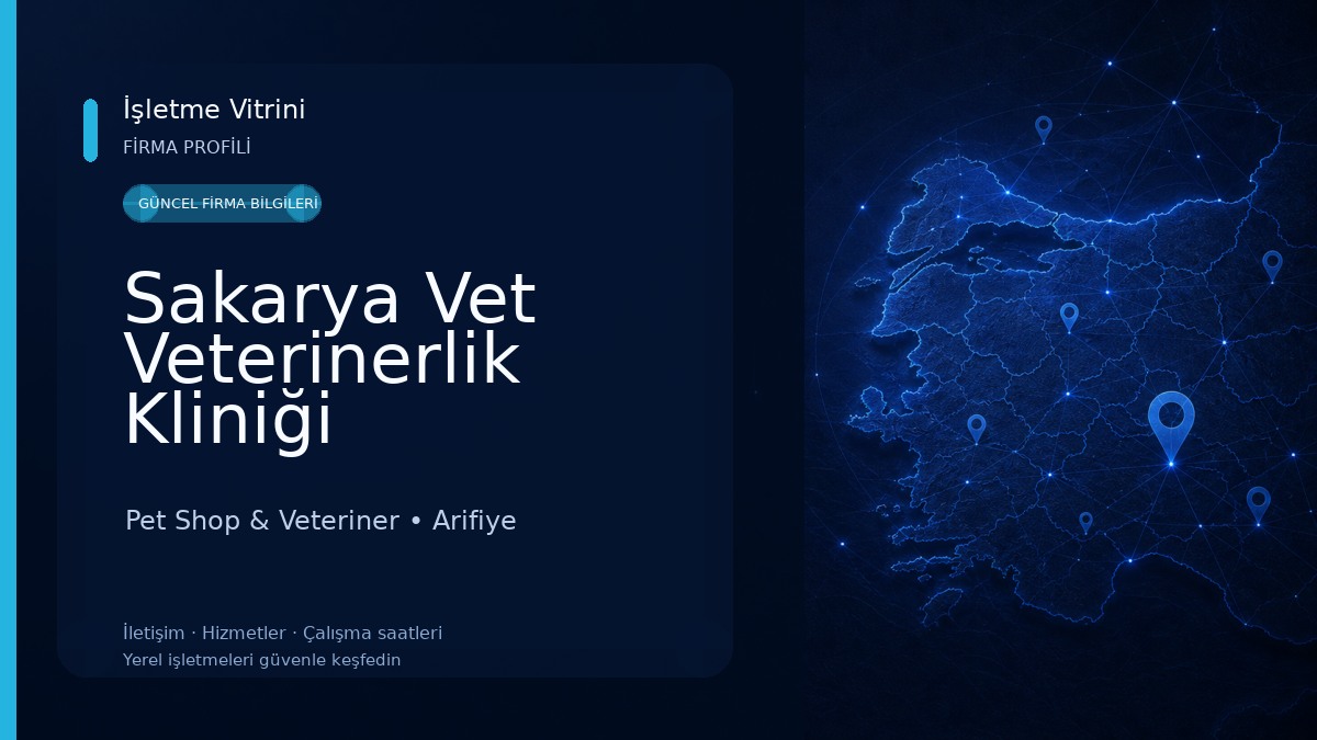 Sakarya Vet Veterinerlik Kliniği Pet Shop & Veteriner
