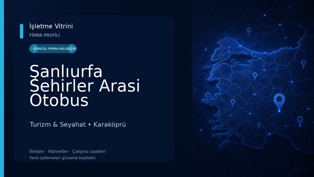 Şanlıurfa Sehirler Arasi Otobus Terminali Turizm & Seyahat