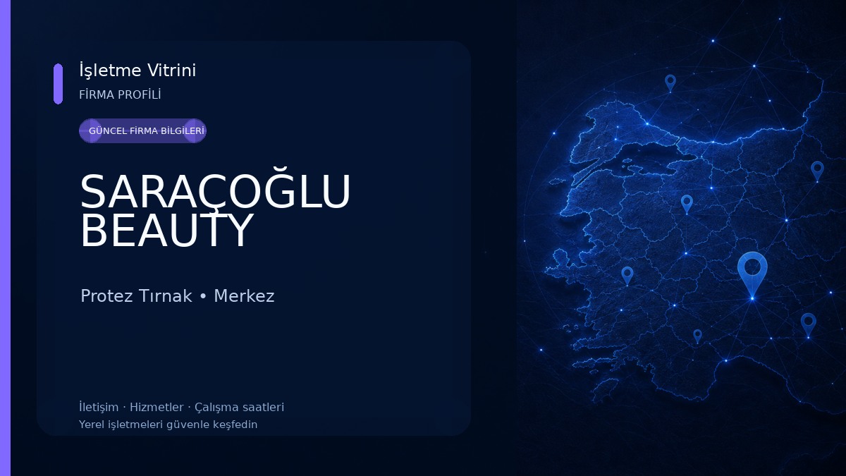 SARAÇOĞLU BEAUTY Protez Tırnak