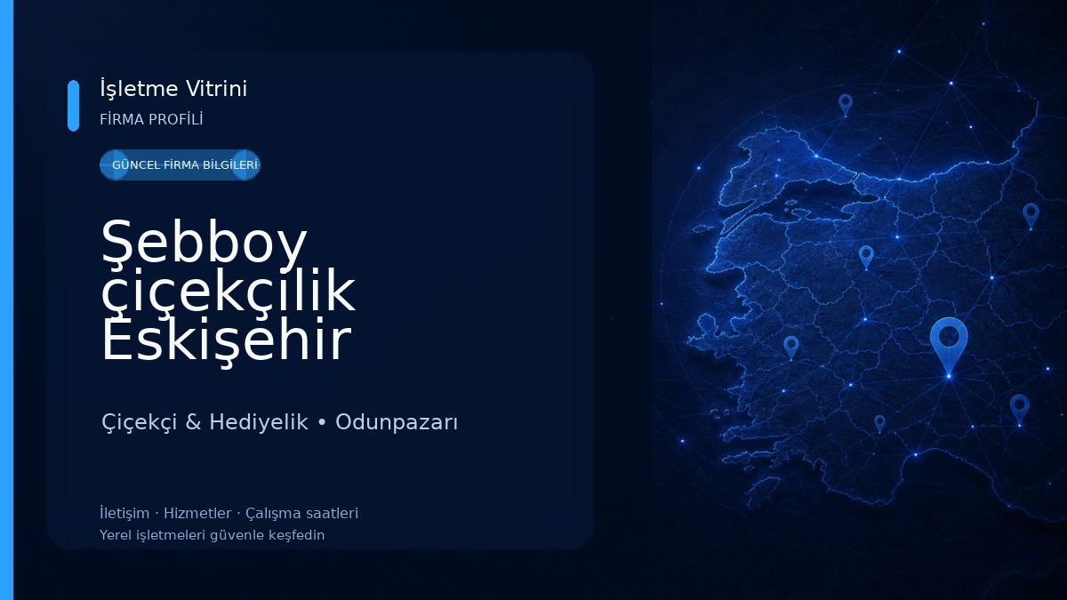 Şebboy çiçekçilik Eskişehir vadisehir