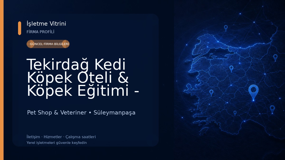 Tekirdağ Kedi Köpek Oteli & Köpek Eğitimi - Sultan Pet Shop