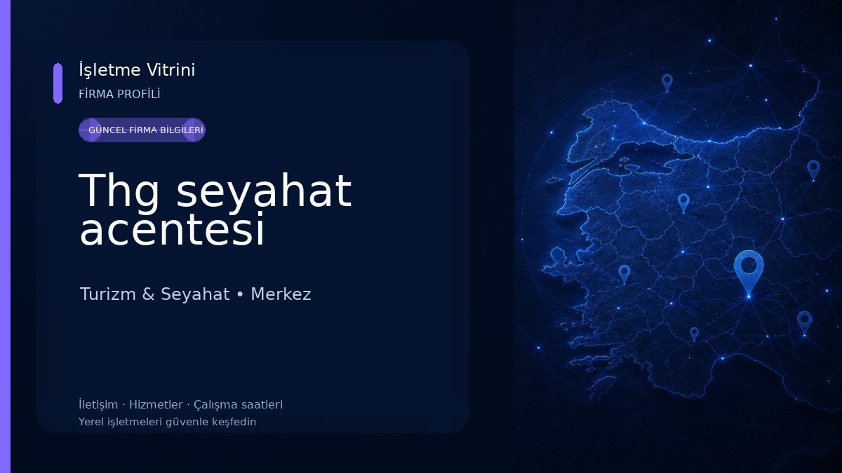 Thg seyahat acentesi Turizm & Seyahat