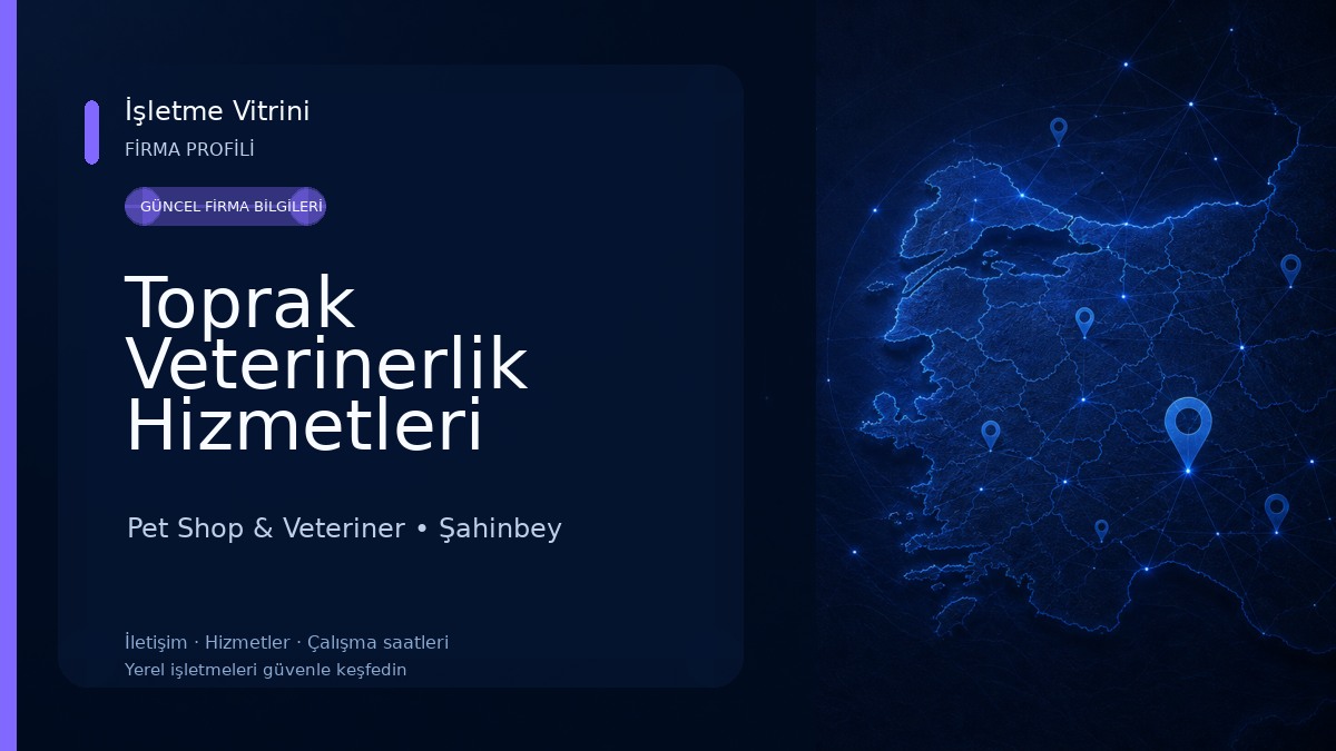 Toprak Veterinerlik Hizmetleri Ltd.şti Pet Shop & Veteriner