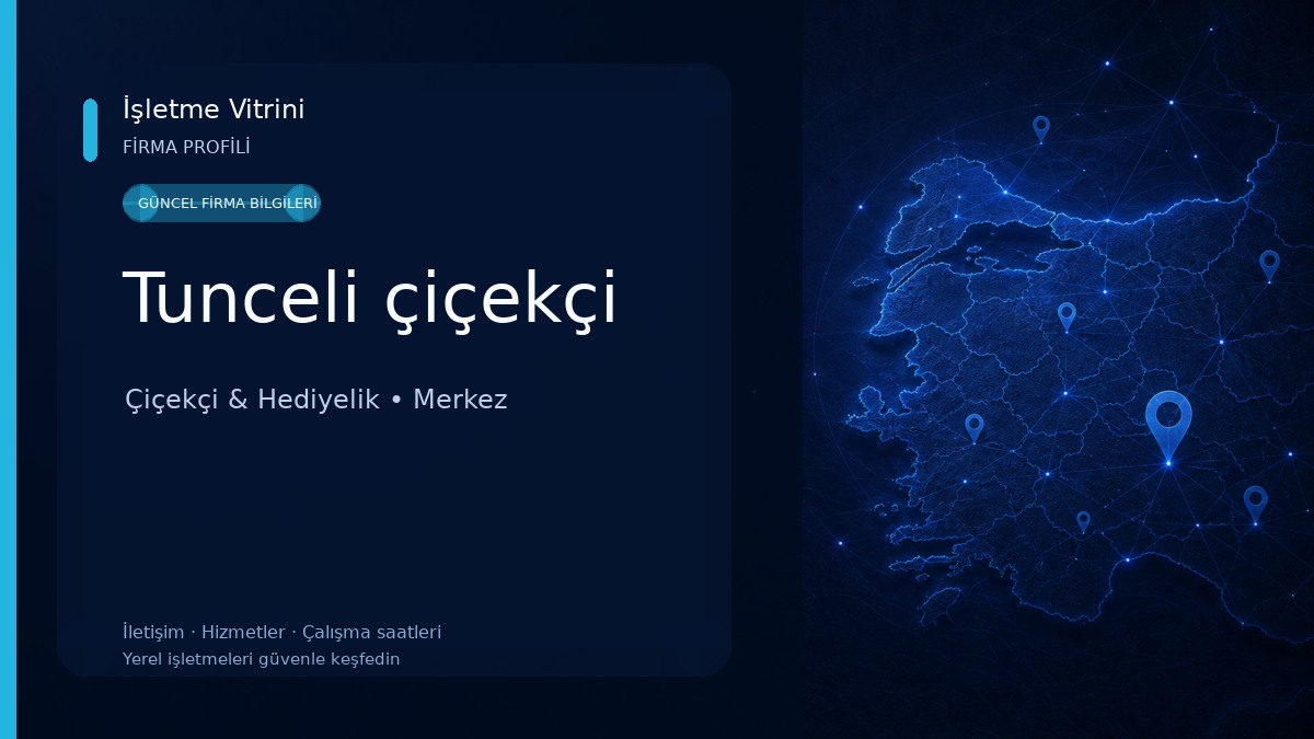 Tunceli çiçekçi Çiçekçi & Hediyelik