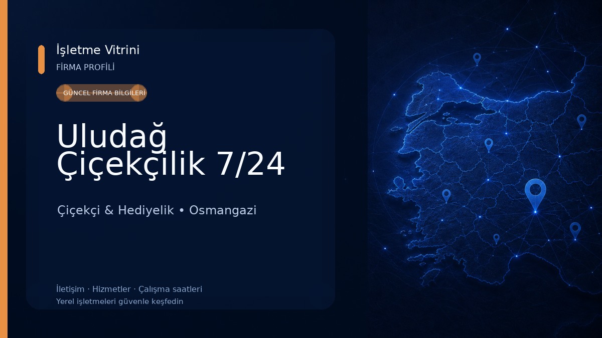 Uludağ Çiçekçilik 7/24 Çiçekçi & Hediyelik