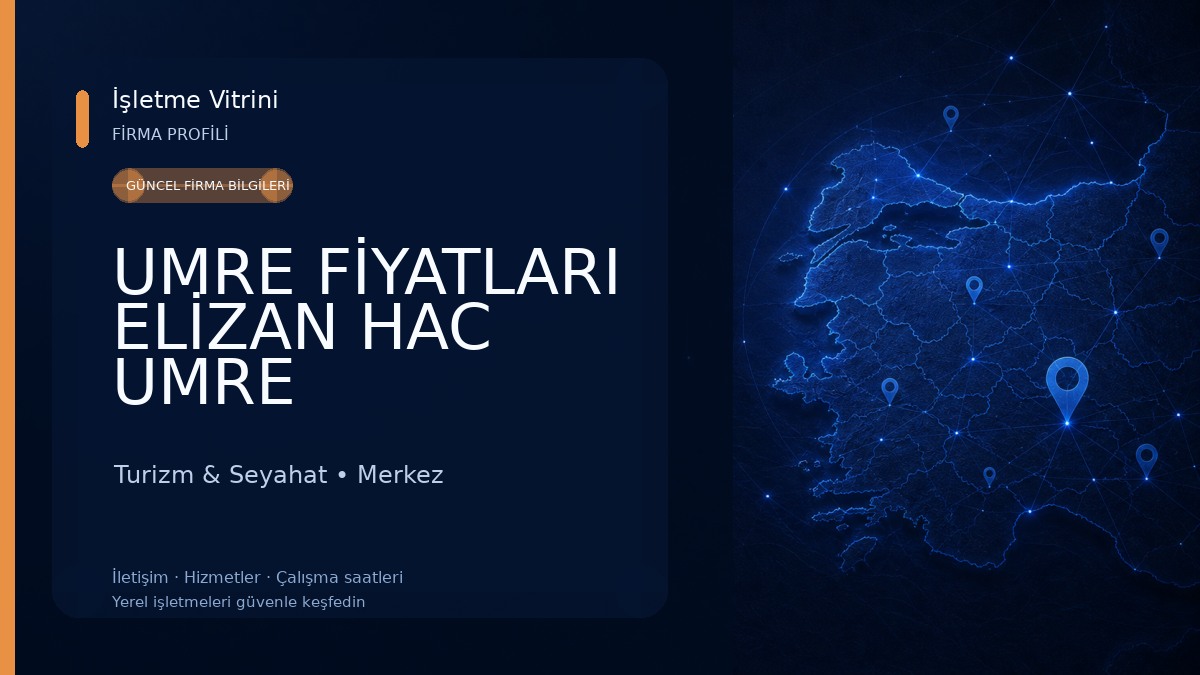 UMRE FİYATLARI ELİZAN HAC UMRE Turizm & Seyahat