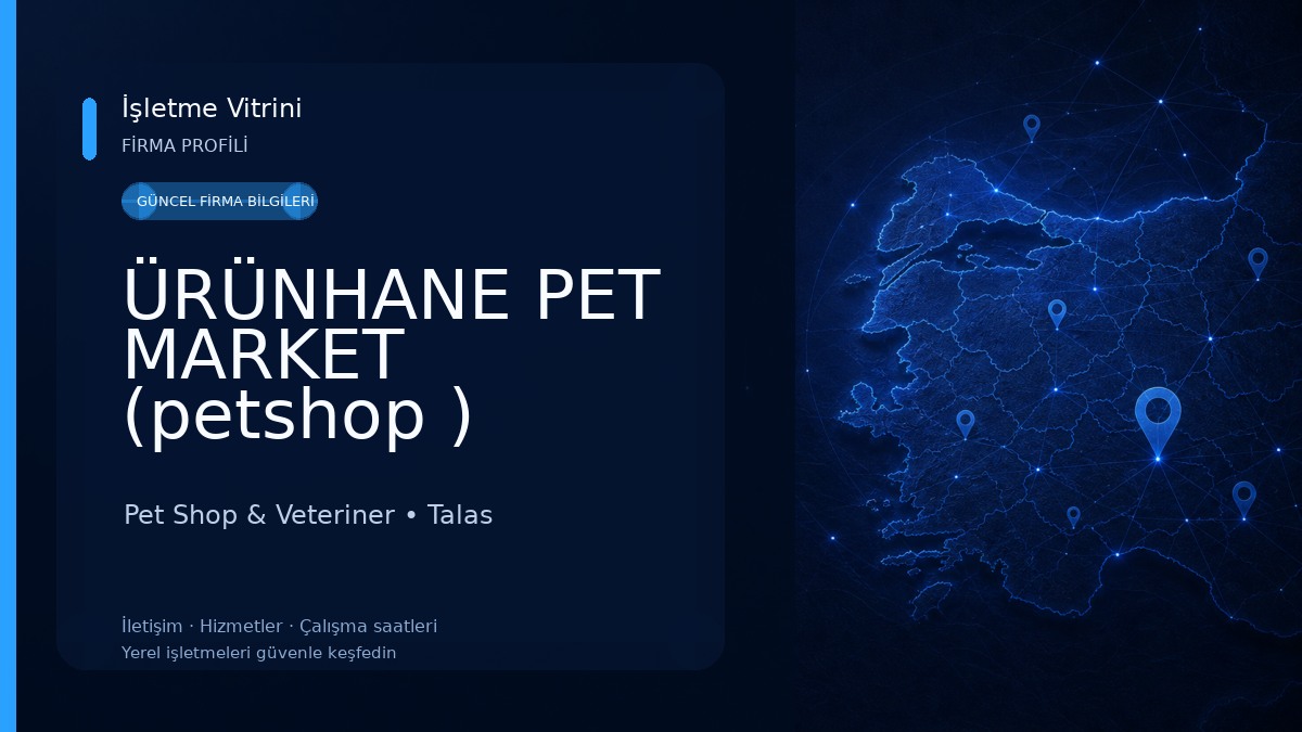 ÜRÜNHANE PET MARKET (petshop ) Pet Shop & Veteriner