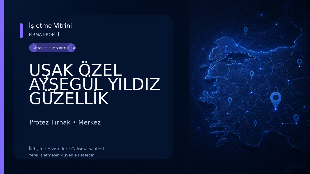 UŞAK ÖZEL AYŞEGÜL YILDIZ GÜZELLİK UZMANLIĞI KURSU Protez Tırnak