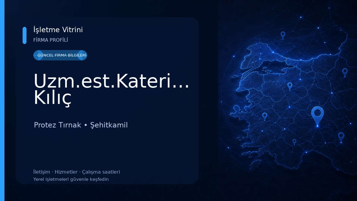 Uzm.est.Katerina Kılıç Protez Tırnak